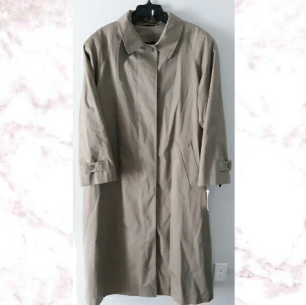 NWT Preston & York Lined Trench Coat